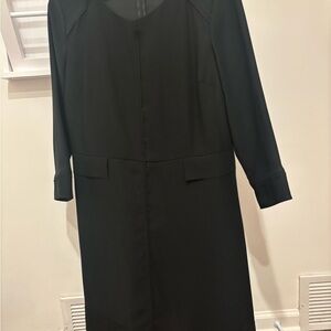 Banana Republic Black Long Sleeve Dress